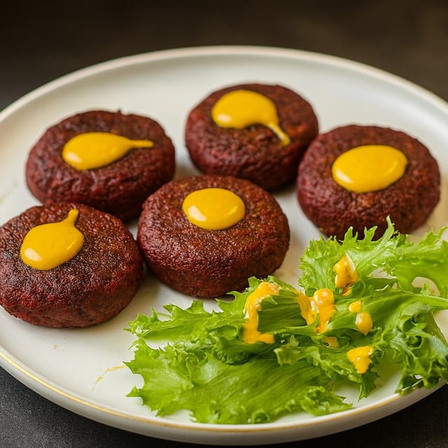 Beetroot & Carrot Kabab.