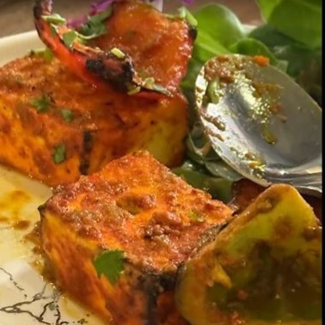 Tandoori Paneer Tikka.