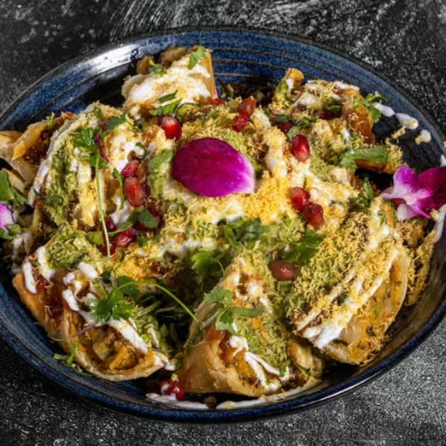 Samosa Chaat.