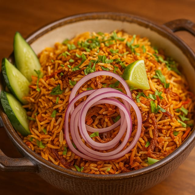Veggie Biryani.