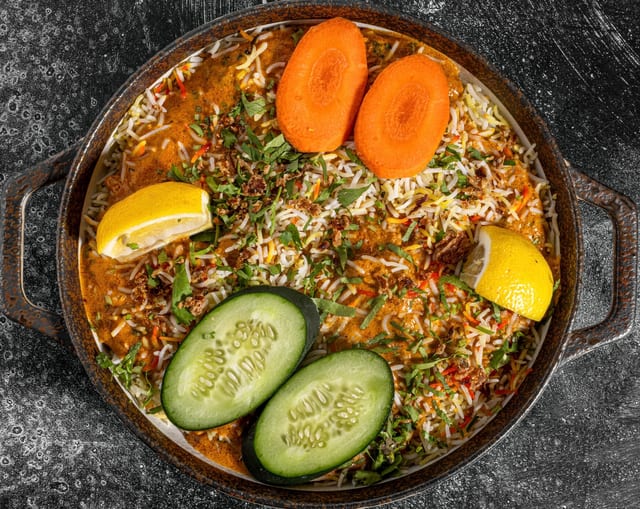 Paneer Biryani.