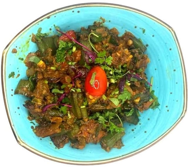 Okra Chatpata Masala.